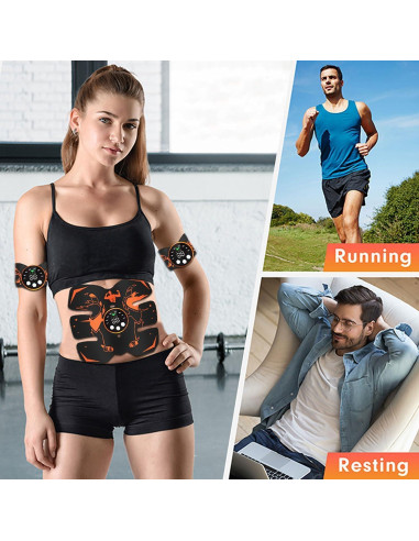 Cinturón de Fitness Erysin Estimulador Muscular 29 Niveles