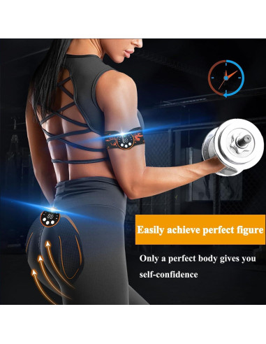 Cinturón de Fitness Erysin Estimulador Muscular 29 Niveles