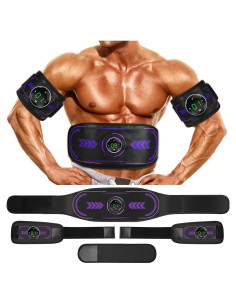 Cinturón Estimulador Muscular WOOKINGWA SM-9055, 15 Modos