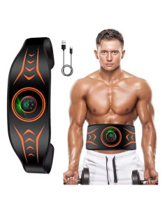 Cinturón de Fitness EMS PAZMIA para Abdomen - Portátil y Aprobado por la FDA