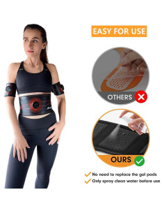 Cinturón Tonificador Abdominal MTONER - Juego Completo 58-152 cm 2