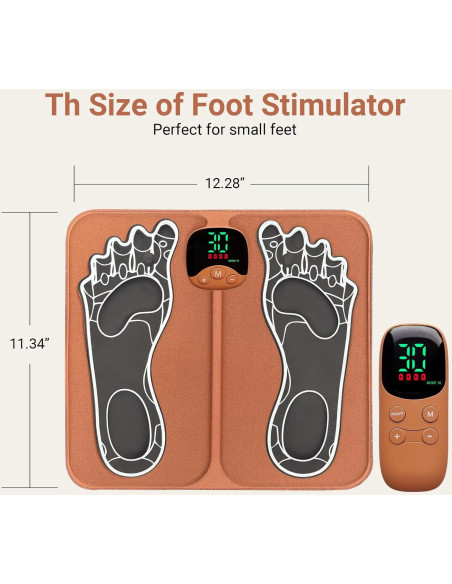 Masajeador de pies EMS portátil 2025 - Estimulador eléctrico