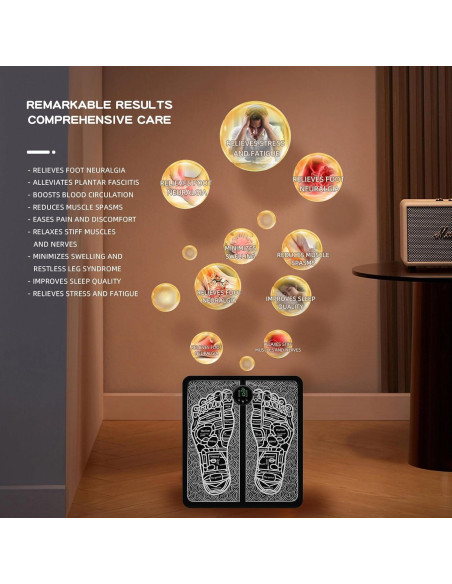 Masajeador de pies MHD TENS portátil para alivio de dolor