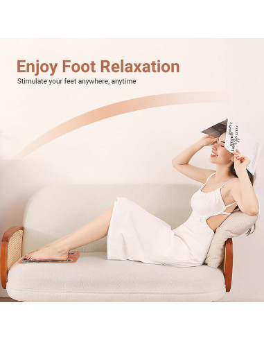 Masajeador de pies EMS portátil 2025 - Estimulador eléctrico