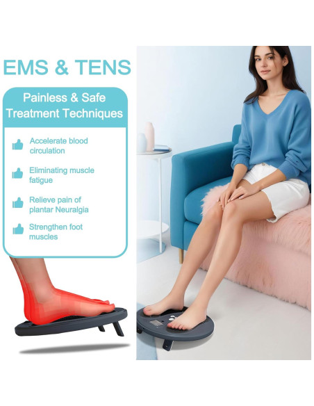 Masajeador de pies EMS TENS Shenzhen AST-300H 10 modos 50 intensidades