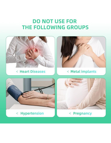 Masajeador de pies MHD TENS MH-1085, 12 Programas, Portátil