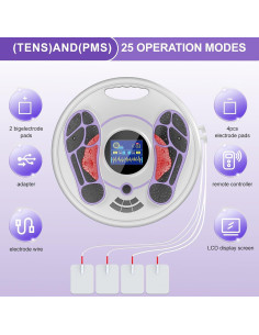 Masajeador de pies eléctrico KSWEGKC AST-300F para alivio del dolor 2