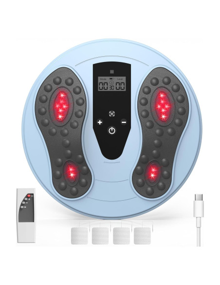 Masajeador de Pies EMS Y.C-Toget con Luz Roja y TENS