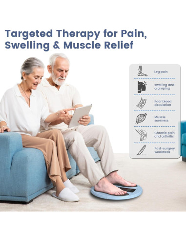 Masajeador de Pies EMS Y.C-Toget con Luz Roja y TENS