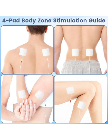 Masajeador de Pies EMS Y.C-Toget con Luz Roja y TENS