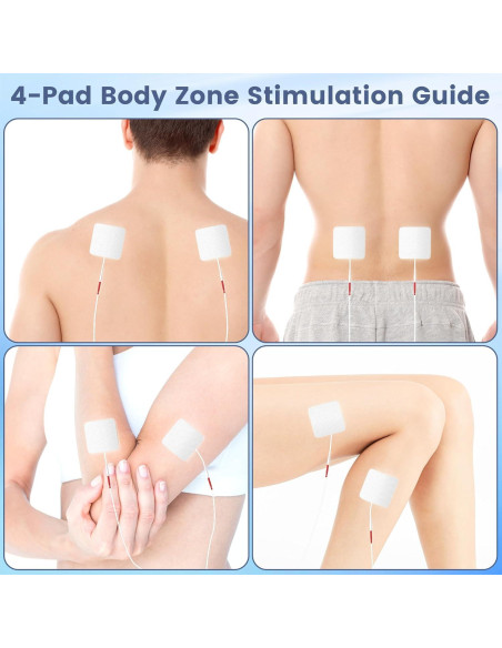 Masajeador de Pies EMS Y.C-Toget con Luz Roja y TENS