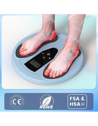 Masajeador de Pies EMS Y.C-Toget con Luz Roja y TENS