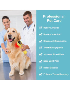 Dispositivo de Terapia Láser Frío MBBQNN para Mascotas 660nm 810nm 980nm 2
