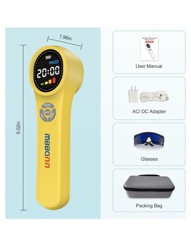 Dispositivo de Terapia Láser Frío MBBQNN para Mascotas 660nm 810nm 980nm