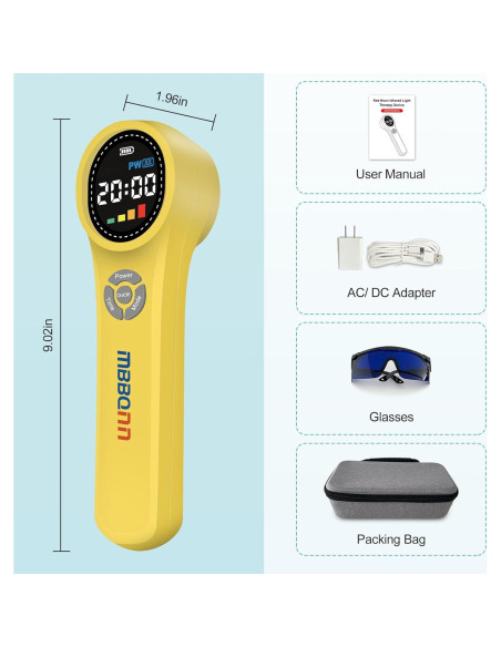 Dispositivo de Terapia Láser Frío MBBQNN para Mascotas 660nm 810nm 980nm