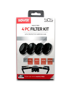 Kit de Filtros Bower Mavic Pro 4 Piezas ND4 ND8 ND16 CPL 2