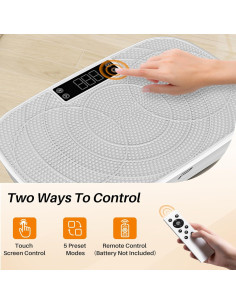 Máquina de Ejercicio Vibratoria AXEFIT 400LBS Bluetooth 99 Niveles 2