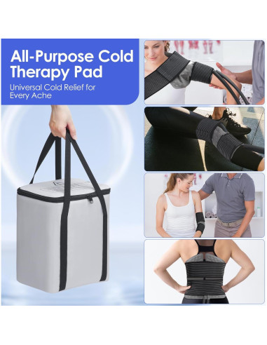 Máquina de Terapia Fría MOSTCLOUD 19 QT para Alivio del Dolor