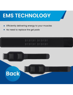 Cinturón Estimulador de Abdominales Smiofo MH-1080 - Portátil y Ajustable 2