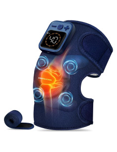 Masajeador de Rodilla Inalámbrico KingPavonini con Calor y Vibración