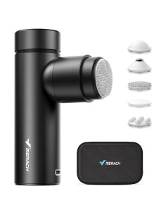 Pistola de Masaje MERACH M022 Mini 8mm 5 Cabezas Portátil