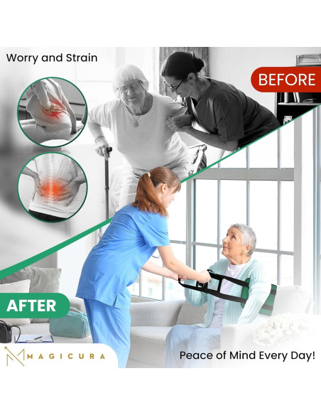 Cinturón de Transferencia Acolchado VIVACE 136kg para Ancianos