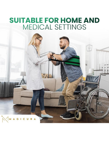 Cinturón de Transferencia Acolchado VIVACE 136kg para Ancianos