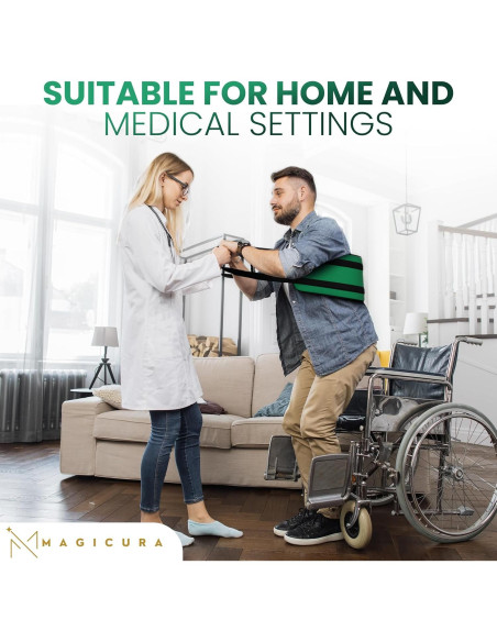 Cinturón de Transferencia Acolchado VIVACE 136kg para Ancianos