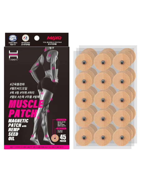 Parche Magnético Muscular Healthanapa 45 Parches 1300 Gauss