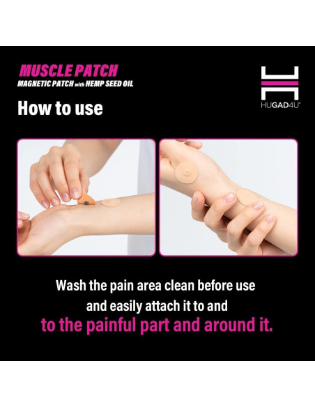 Parche Magnético Muscular Healthanapa 45 Parches 1300 Gauss