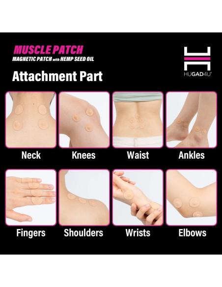 Parche Magnético Muscular Healthanapa 45 Parches 1300 Gauss