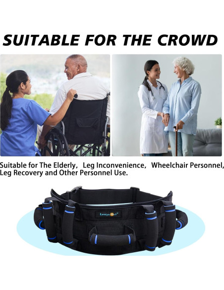 Cinturón de Transferencia Leetye Mei para Ancianos 7 Asas