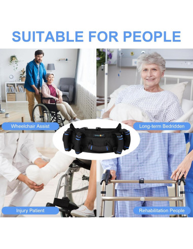 Cinturón de Transferencia Leetye Mei para Ancianos 7 Asas