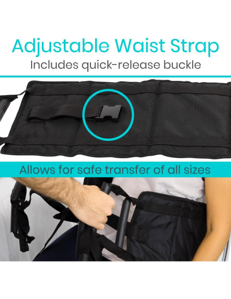 Cinturón de Asistencia Vive Health - Elevador de Pacientes 150 kg