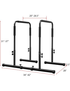 Marco de Equilibrio Ajustable WEALTHGIRL para Entrenamiento 158 Kg 2
