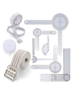 Juego de Herramientas de Goniómetro Relaxweex 9 Piezas