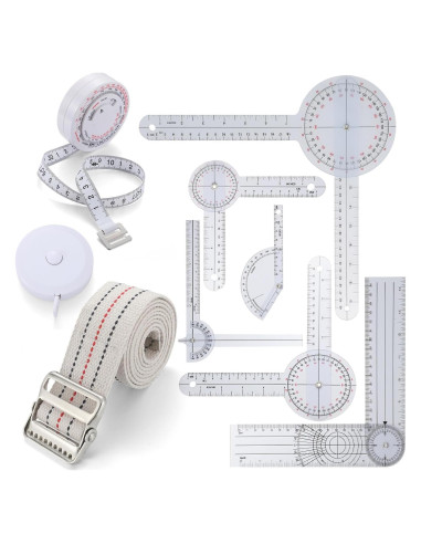 Juego de Herramientas de Goniómetro Relaxweex 9 Piezas