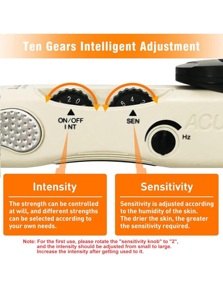 Bolígrafo de Acupuntura Electrónica GGFSSQ Recargable 3 Cabezas