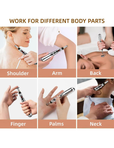 Bolígrafo de Acupuntura Electrónico Juyou 3-en-1 Alivio Dolor