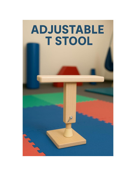 Taburete T Ajustable Universidad Sensorial - Equilibrio y Postura