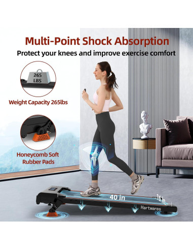 Caminadora Bajo Escritorio Hartwares HW-WPI01 2.5HP Silenciosa