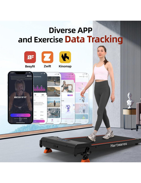 Caminadora Bajo Escritorio Hartwares HW-WPI01 2.5HP Silenciosa