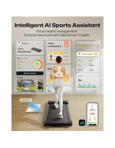 Cinta de Correr UREVO URTM025/URTM026 Compacta 109.8 kg 2