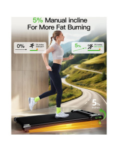 Caminadora Akluer 2.5 HP con Inclinación y Pantalla LED 2