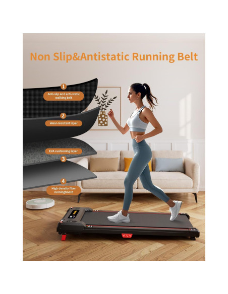 Caminadora Anylife 480D-A Inclinada 150kg 2.5HP Compacta