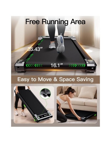 Caminadora Akluer 2.5 HP con Inclinación y Pantalla LED