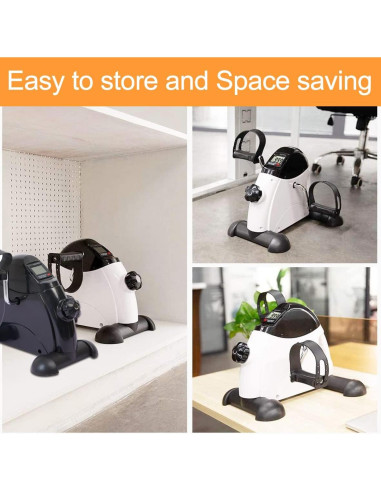 Bicicleta Mini de Ejercicio LEWANJA LWJ-HT-BK Portátil LCD