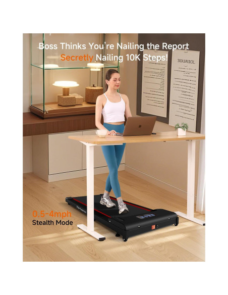 Caminadora Bajo Escritorio Hartwares DH-12-AB 2.5HP Compacta