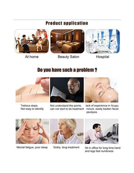 Bolígrafo de Acupuntura Electrónica Romonacr para Alivio del Dolor