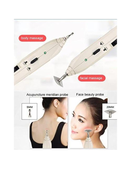 Bolígrafo de Acupuntura Electrónica Romonacr para Alivio del Dolor